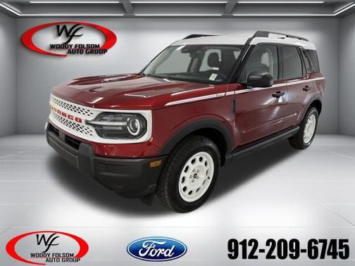 Ruby Red Metallic Tinted Clearcoat 2025 Ford Bronco Sport Heritage SUV