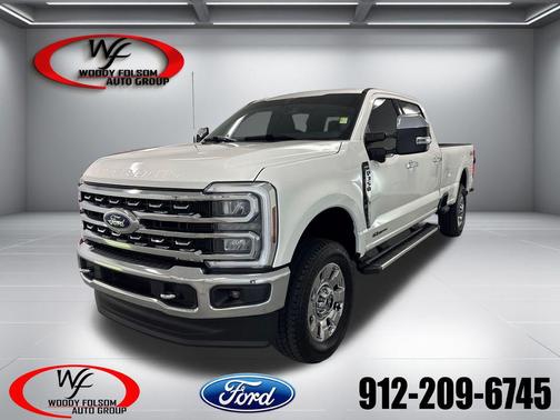 Star White Metallic Tri-Coat 2024 Ford F-350 Lariat
