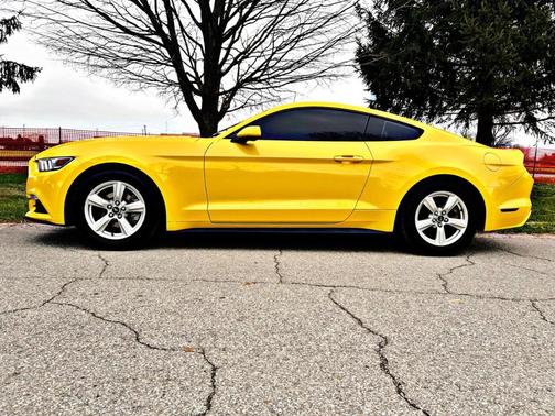 Yellow 2015 Ford Mustang V6