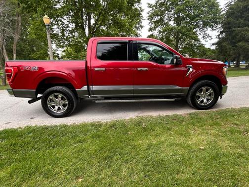 Red 2021 Ford F-150 XLT