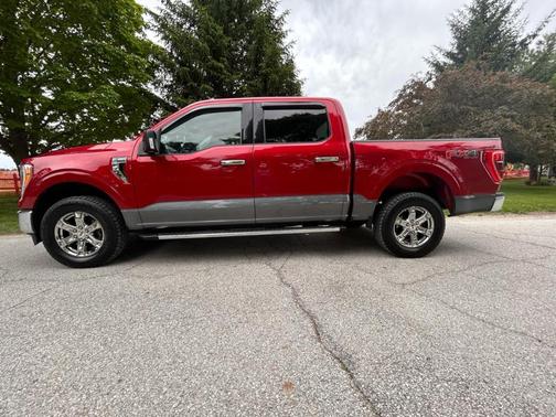 Red 2021 Ford F-150 XLT