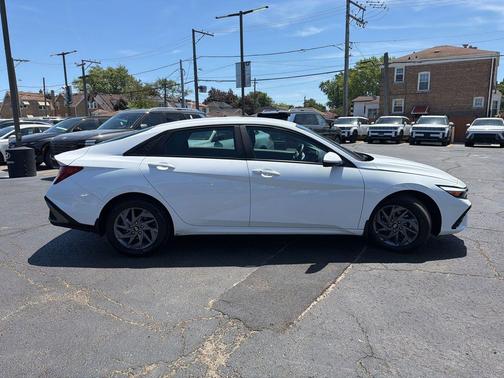 Serenity White 2024 Hyundai ELANTRA HEV Blue