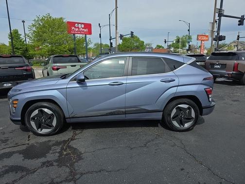 Meta Blue Pearl 2024 Hyundai KONA EV Limited