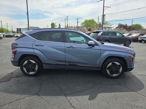 Meta Blue Pearl 2024 Hyundai KONA EV Limited
