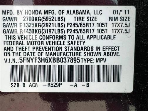 2011 Honda Pilot EX-L