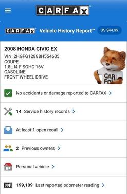 2008 Honda Civic EX