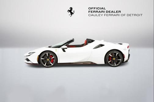 Bianco Cervino 2022 Ferrari SF90 Spider Convertible