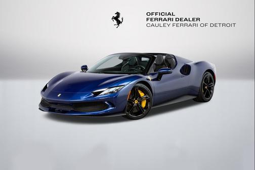 Blu Tour de France Metallic 2023 Ferrari 296 GTS Convertible