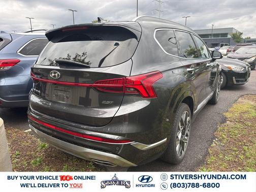 Portofino Gray 2022 Hyundai SANTA FE Calligraphy