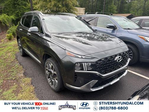 Portofino Gray 2022 Hyundai SANTA FE Calligraphy