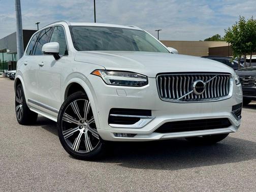 Crystal White Metallic 2024 Volvo XC90 B6 Ultimate Bright Theme 7-Seater