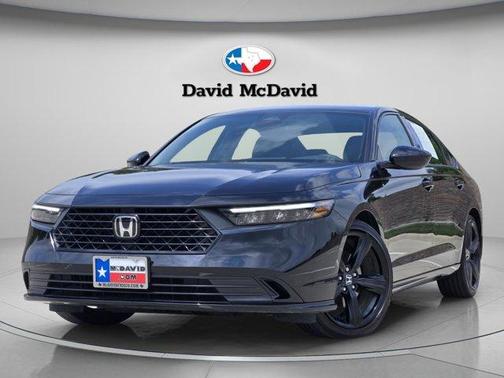 Crystal Black Pearl 2025 Honda Accord Hybrid Sport-L