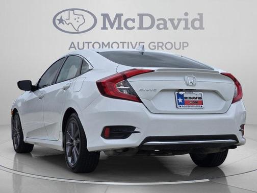 Platinum White Pearl 2021 Honda Civic EX-L