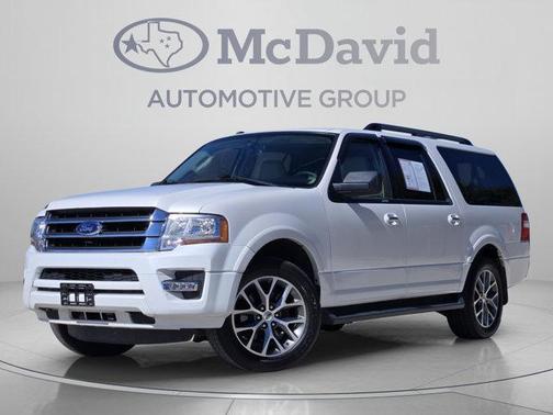 White Platinum Clearcoat Metallic 2017 Ford Expedition EL XLT