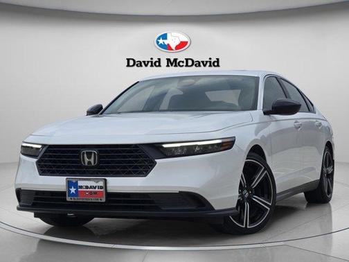 Platinum White Pearl 2023 Honda Accord Hybrid Sport