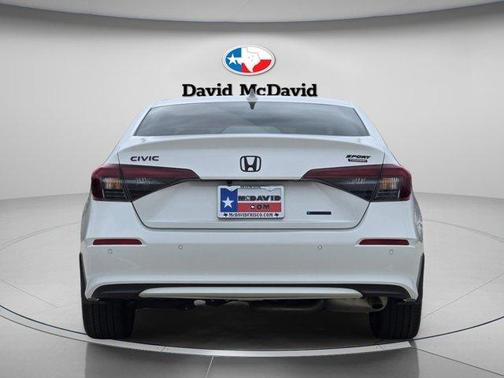 Platinum White Pearl 2025 Honda Civic Hybrid