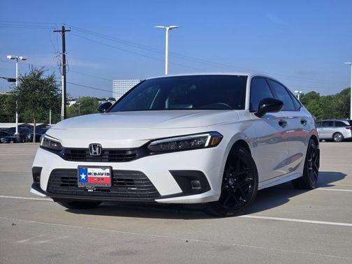 Platinum White Pearl 2024 Honda Civic Sport