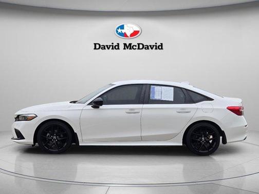 Platinum White Pearl 2024 Honda Civic Sport