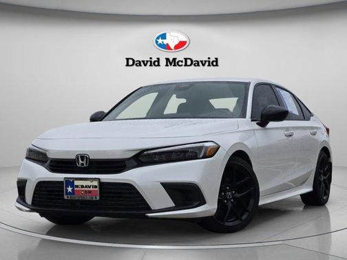 Platinum White Pearl 2024 Honda Civic Sport