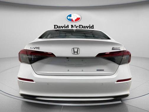 Platinum White Pearl 2026 Honda Civic Hybrid Sport Touring