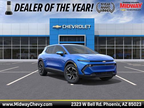 Riptide Blue Metallic 2026 Chevrolet Equinox EV LT