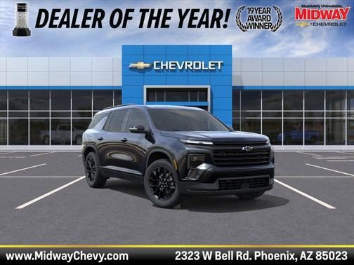 Mosaic Black Metallic 2026 Chevrolet Traverse LT