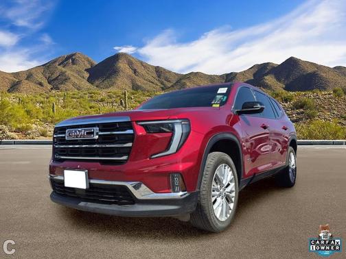 Volcanic Red Tintcoat 2024 GMC Acadia AWD Elevation