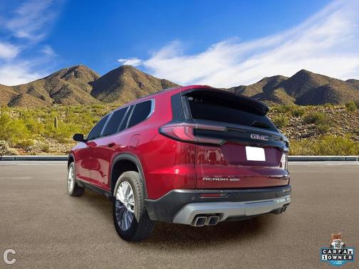 Volcanic Red Tintcoat 2024 GMC Acadia AWD Elevation