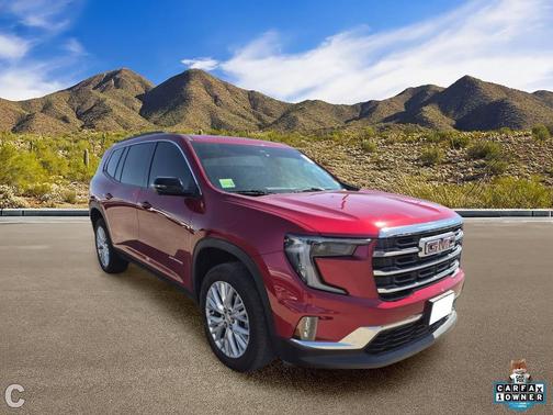 Volcanic Red Tintcoat 2024 GMC Acadia AWD Elevation