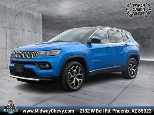 Hydro Blue Pearlcoat 2025 Jeep Compass Limited