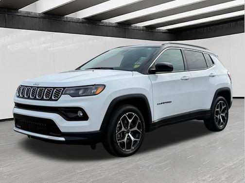 Bright White Clearcoat 2025 Jeep Compass Limited