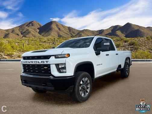 Summit White 2022 Chevrolet Silverado 2500 Custom