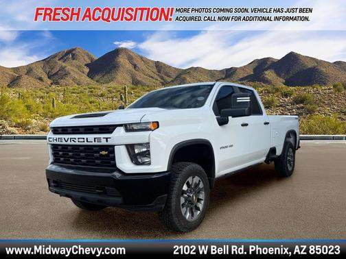 Summit White 2022 Chevrolet Silverado 2500 Custom
