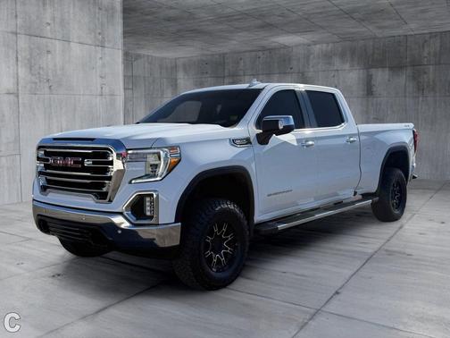 Summit White 2021 GMC Sierra 1500 SLT