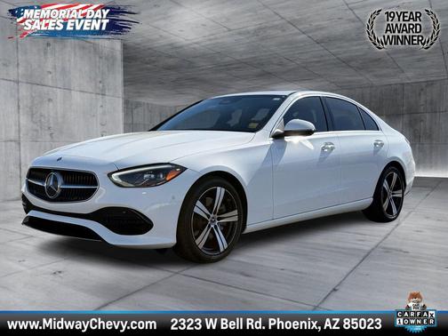 White 2024 Mercedes-Benz C-Class C 300