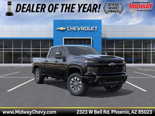 Black 2026 Chevrolet Silverado 2500 Custom