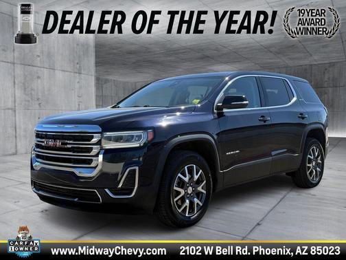 Midnight Blue Metallic 2022 GMC Acadia AWD SLE