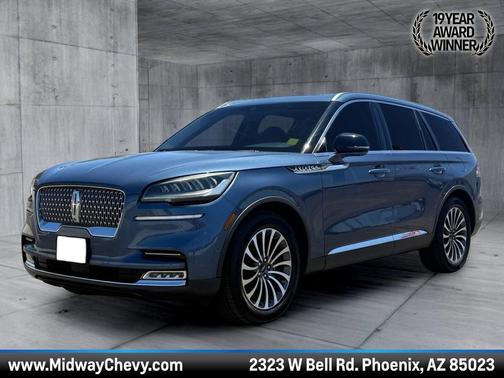 Blue Diamond Metallic 2020 Lincoln Aviator Reserve