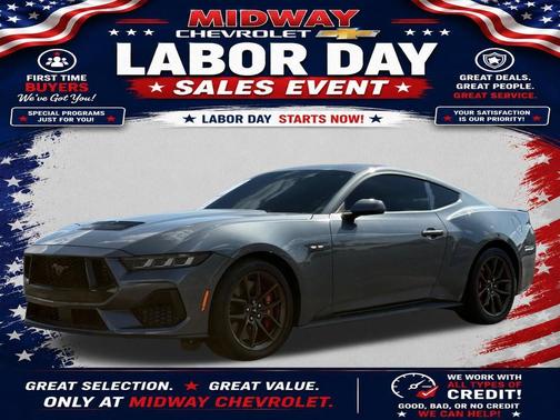 Carbonized Gray Metallic 2025 Ford Mustang GT Premium
