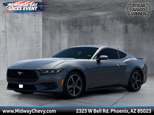 Gray 2024 Ford Mustang EcoBoost