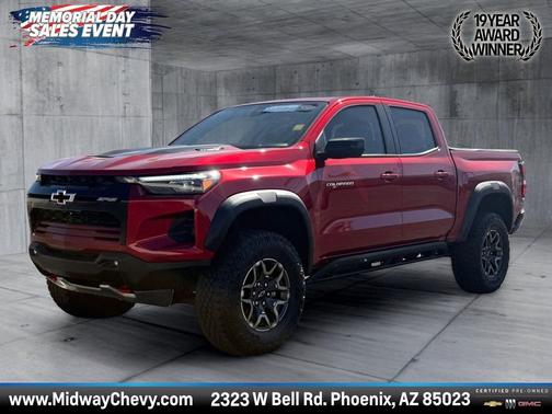Radiant Red Tintcoat 2025 Chevrolet Colorado ZR2