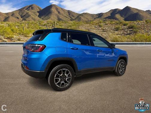 Hydro Blue Pearlcoat 2025 Jeep Compass Trailhawk