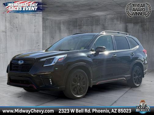 Crystal Black Silica 2023 Subaru Forester Sport