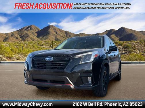 Crystal Black Silica 2023 Subaru Forester Sport