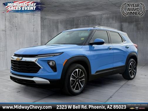 Fountain Blue 2024 Chevrolet Trailblazer LT