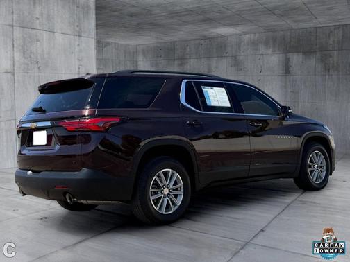 Black Cherry Metallic 2023 Chevrolet Traverse LT Cloth
