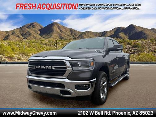 Granite Crystal Metallic Clearcoat 2019 RAM 1500 Big Horn