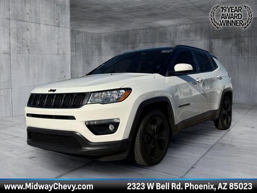 White Clearcoat 2020 Jeep Compass Latitude