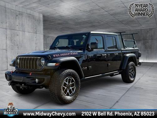 Black Clearcoat 2024 Jeep Gladiator Rubicon
