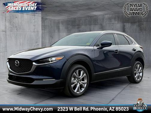 Deep Crystal Blue Mica 2023 Mazda CX-30 2.5 S Preferred Package